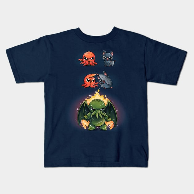 Cthulhu Kids T-Shirt by Vallina84